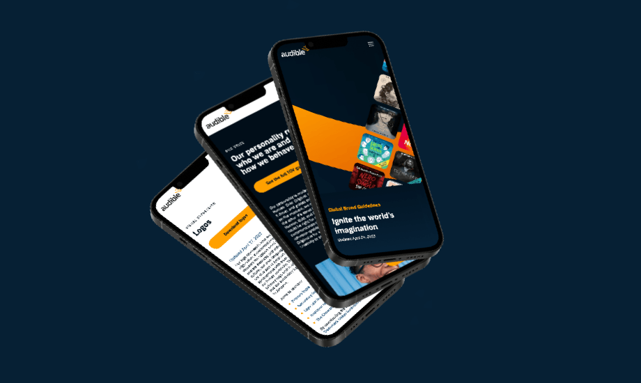 Audible Brand Guide wide screenshot