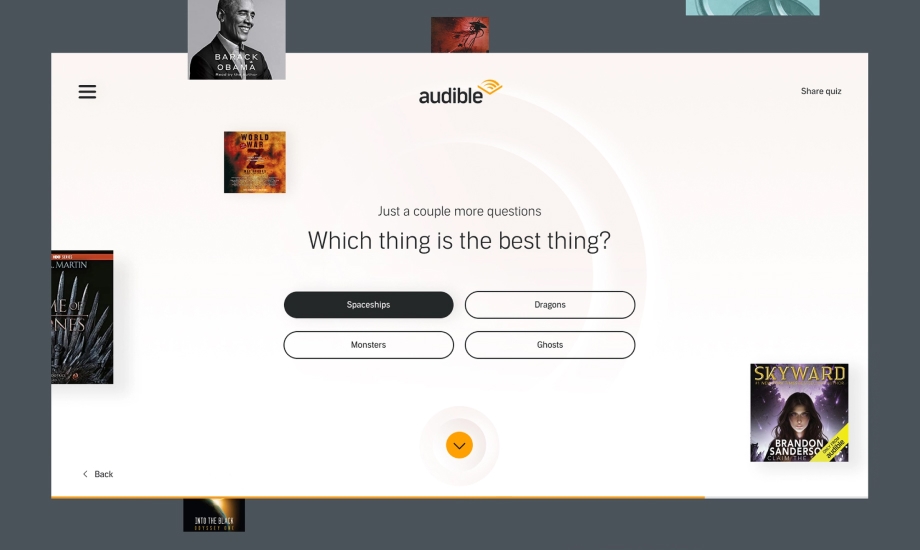 Audible Lite Quiz wide screenshot
