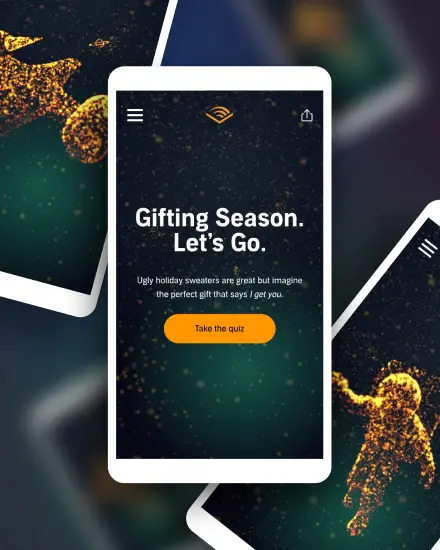 Audible Gifting Quiz narrow screenshot
